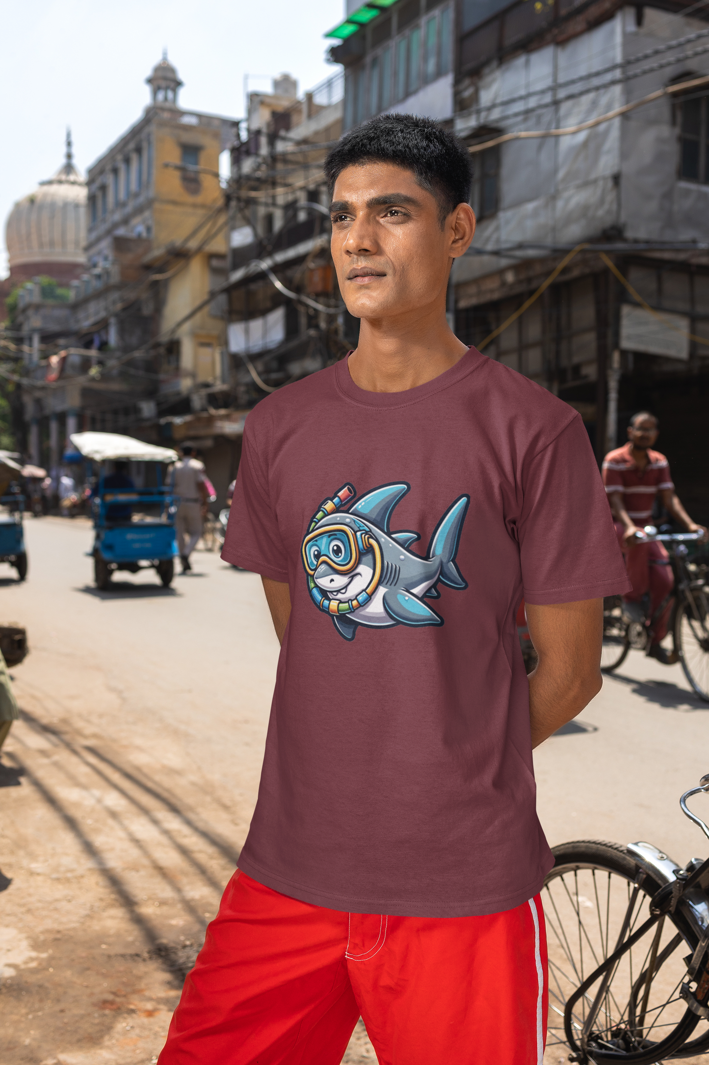 Shark Snorkling | Printed | Crew