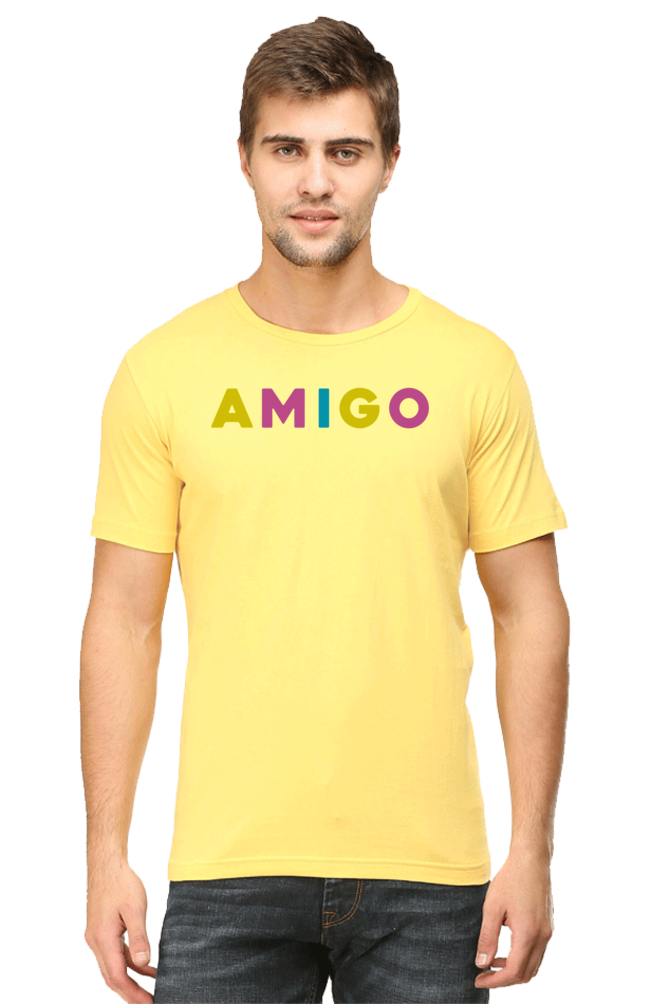 I M His Wingman printed crew neck t-shirt for men 