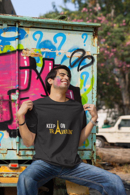 Keep On Travellin | Printed | Crew