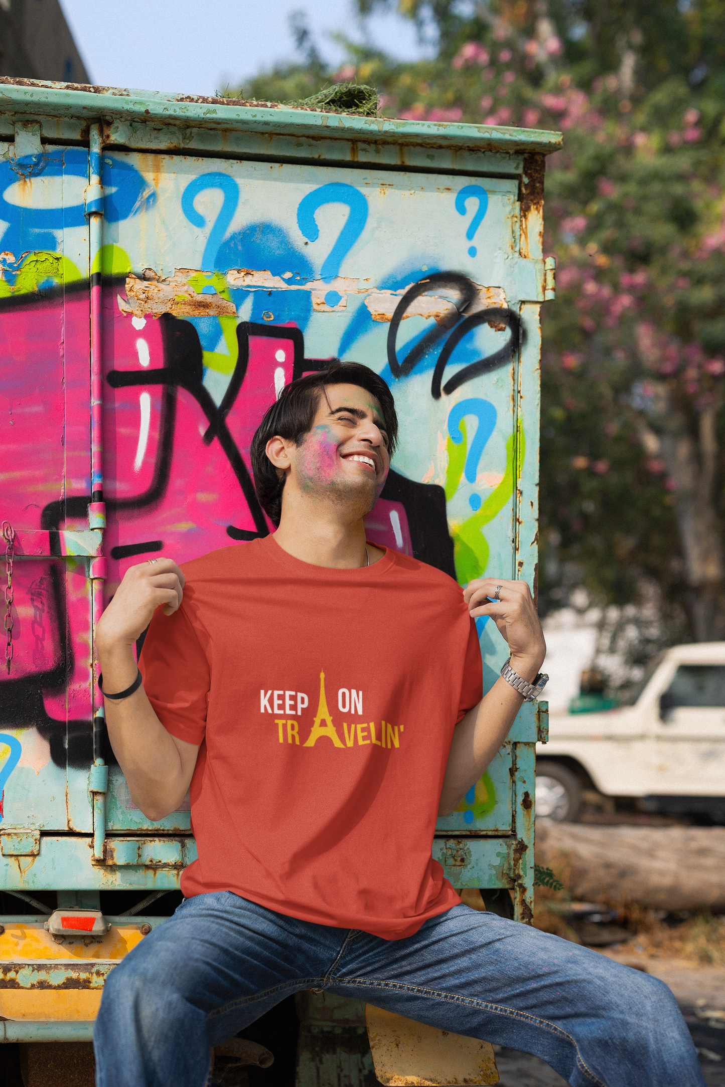 Keep On Travellin | Printed | Crew