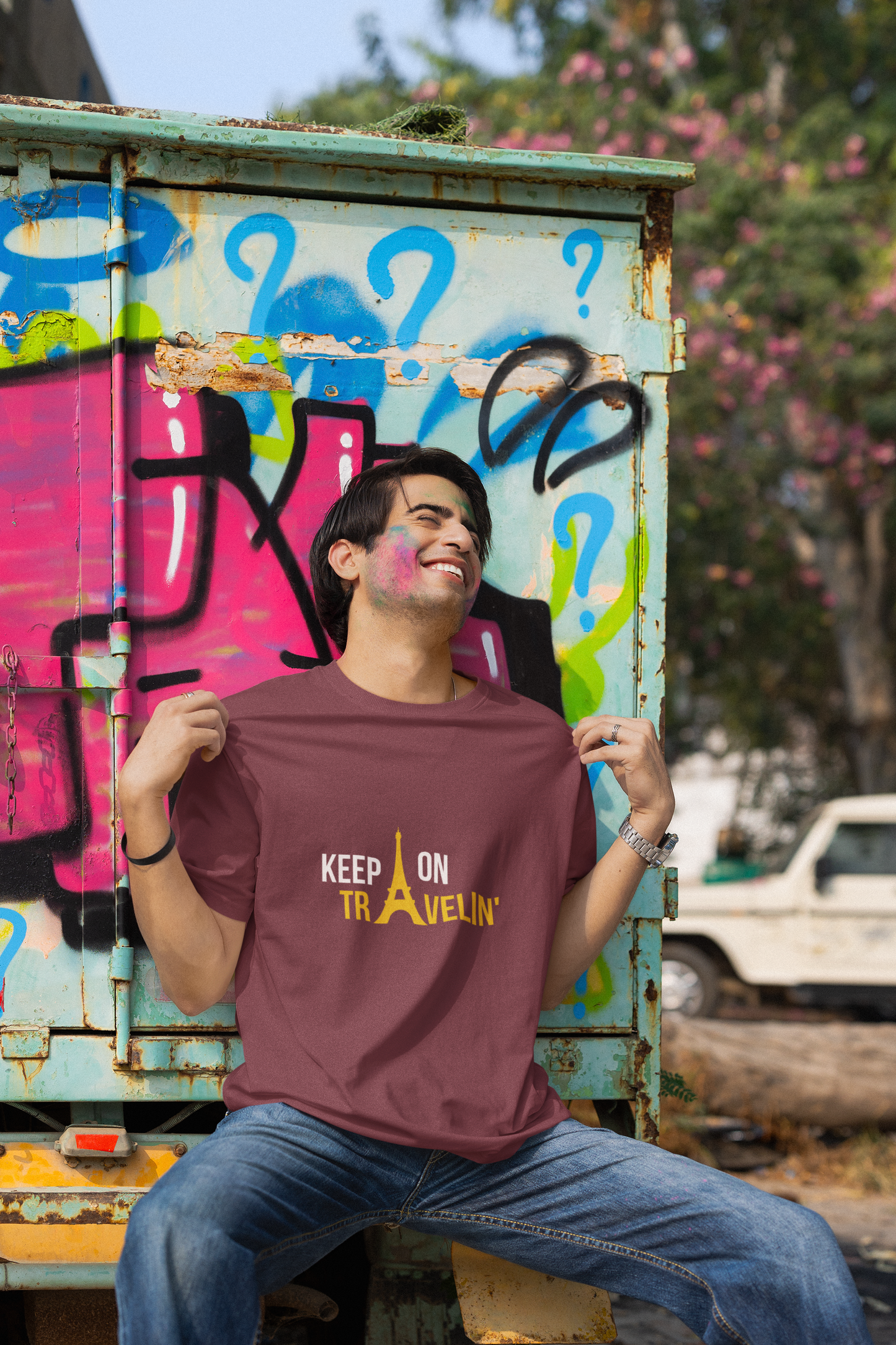 Keep On Travellin | Printed | Crew