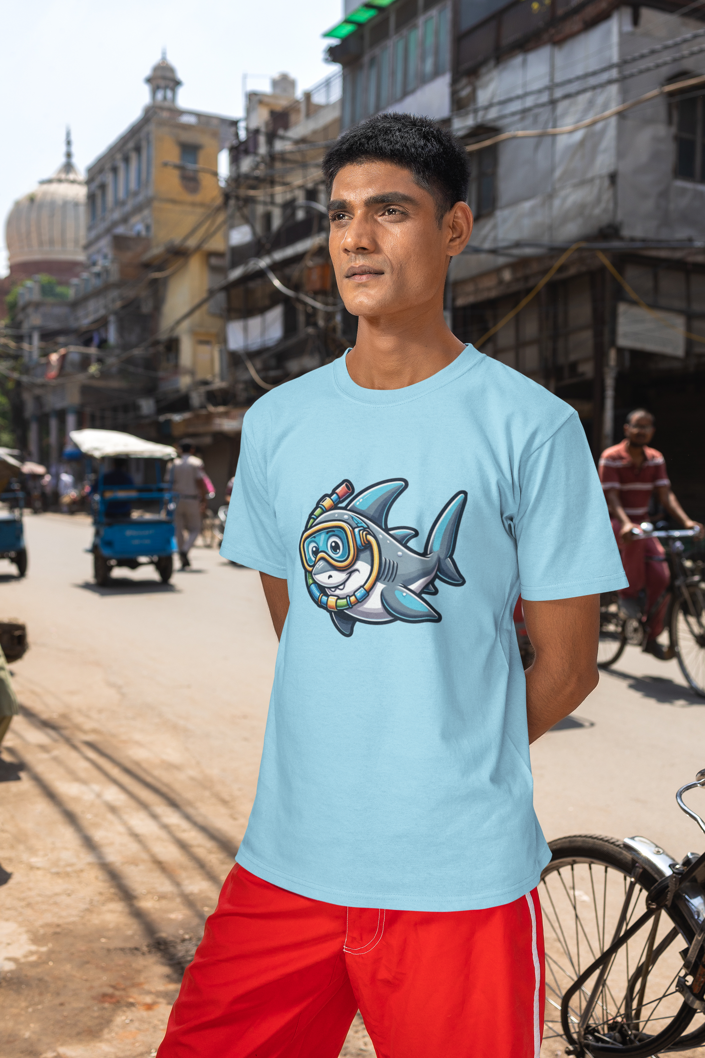 Shark Snorkling | Printed | Crew