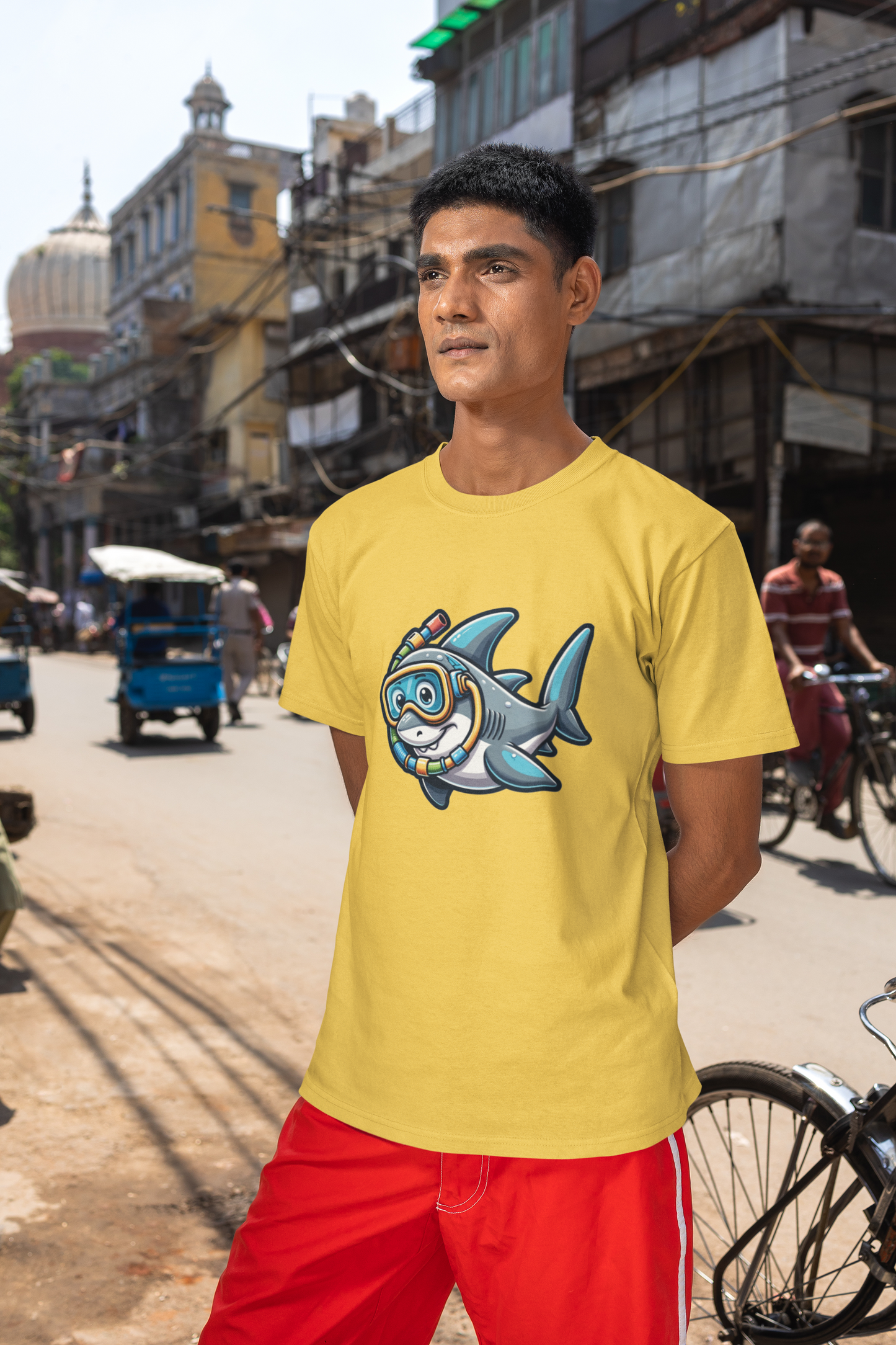Shark Snorkling | Printed | Crew