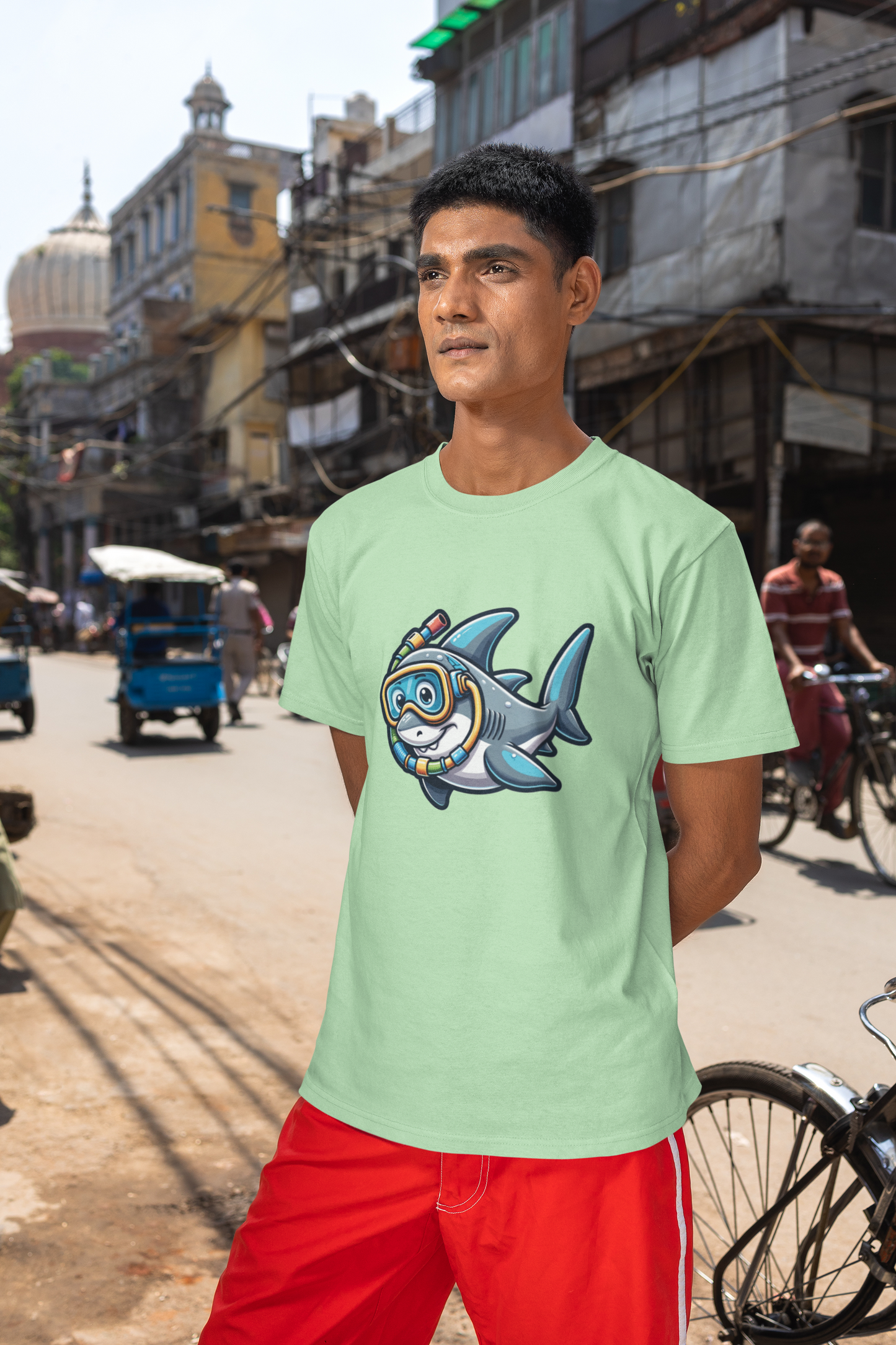 Shark Snorkling | Printed | Crew