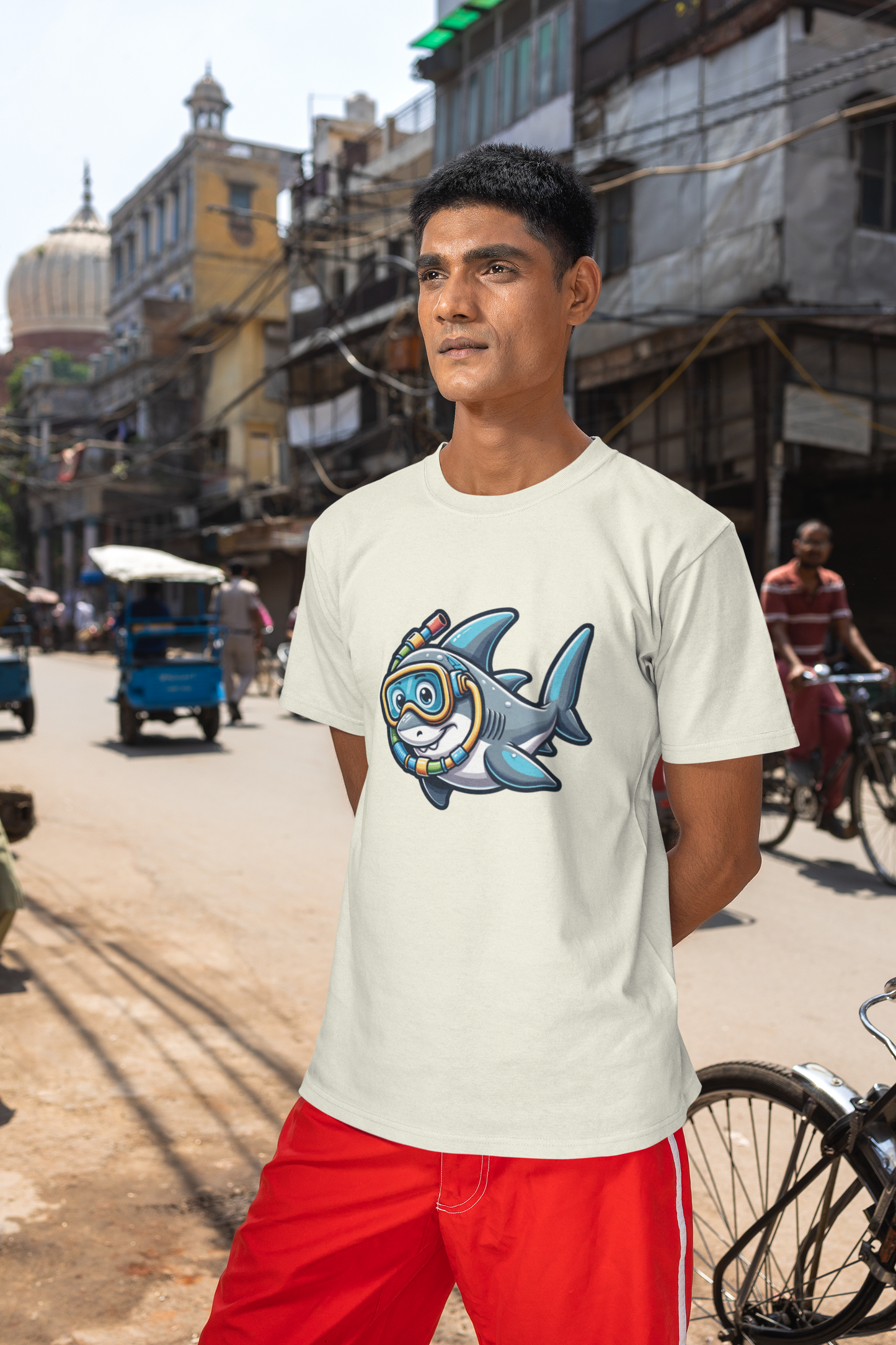 Shark Snorkling | Printed | Crew