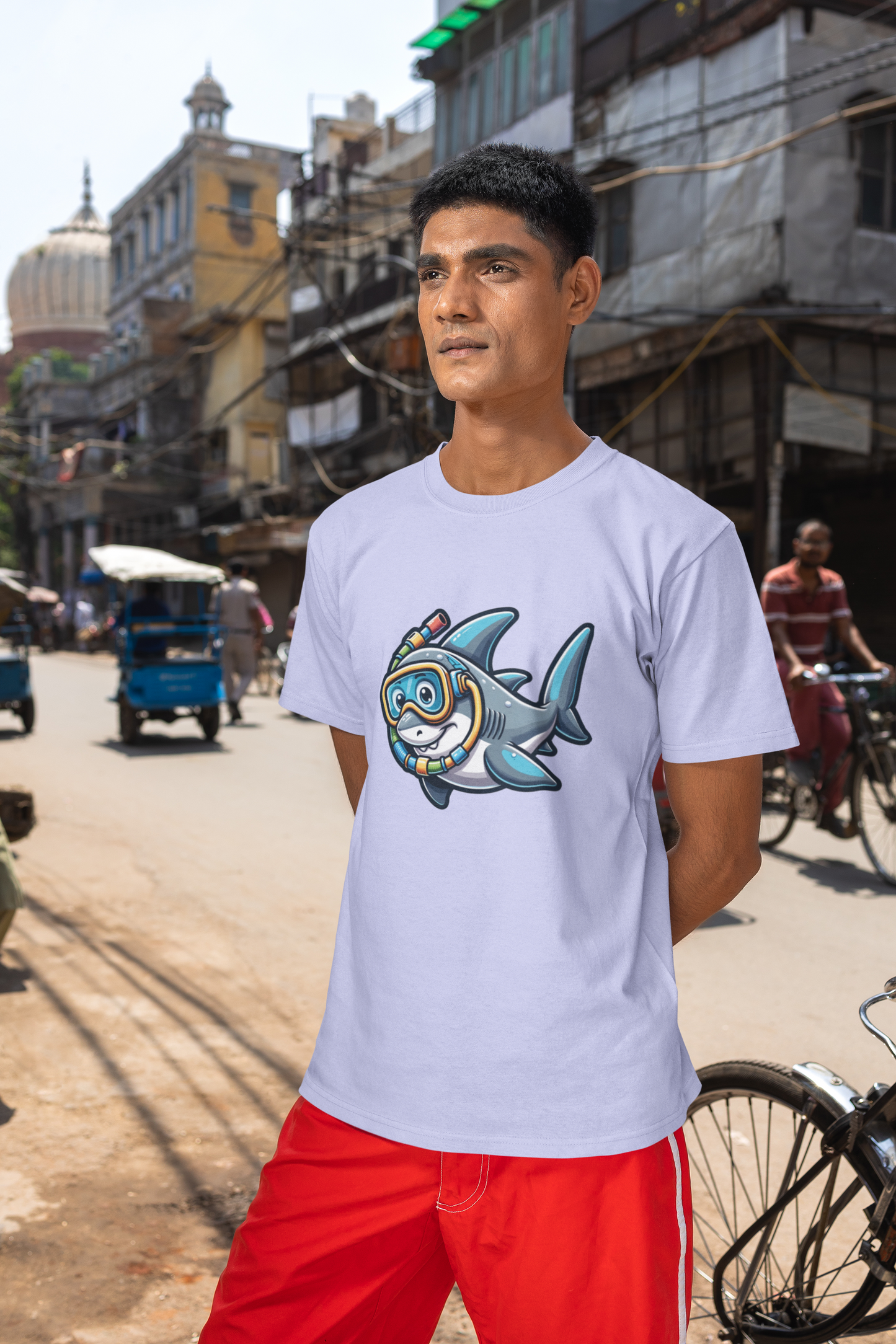 Shark Snorkling | Printed | Crew