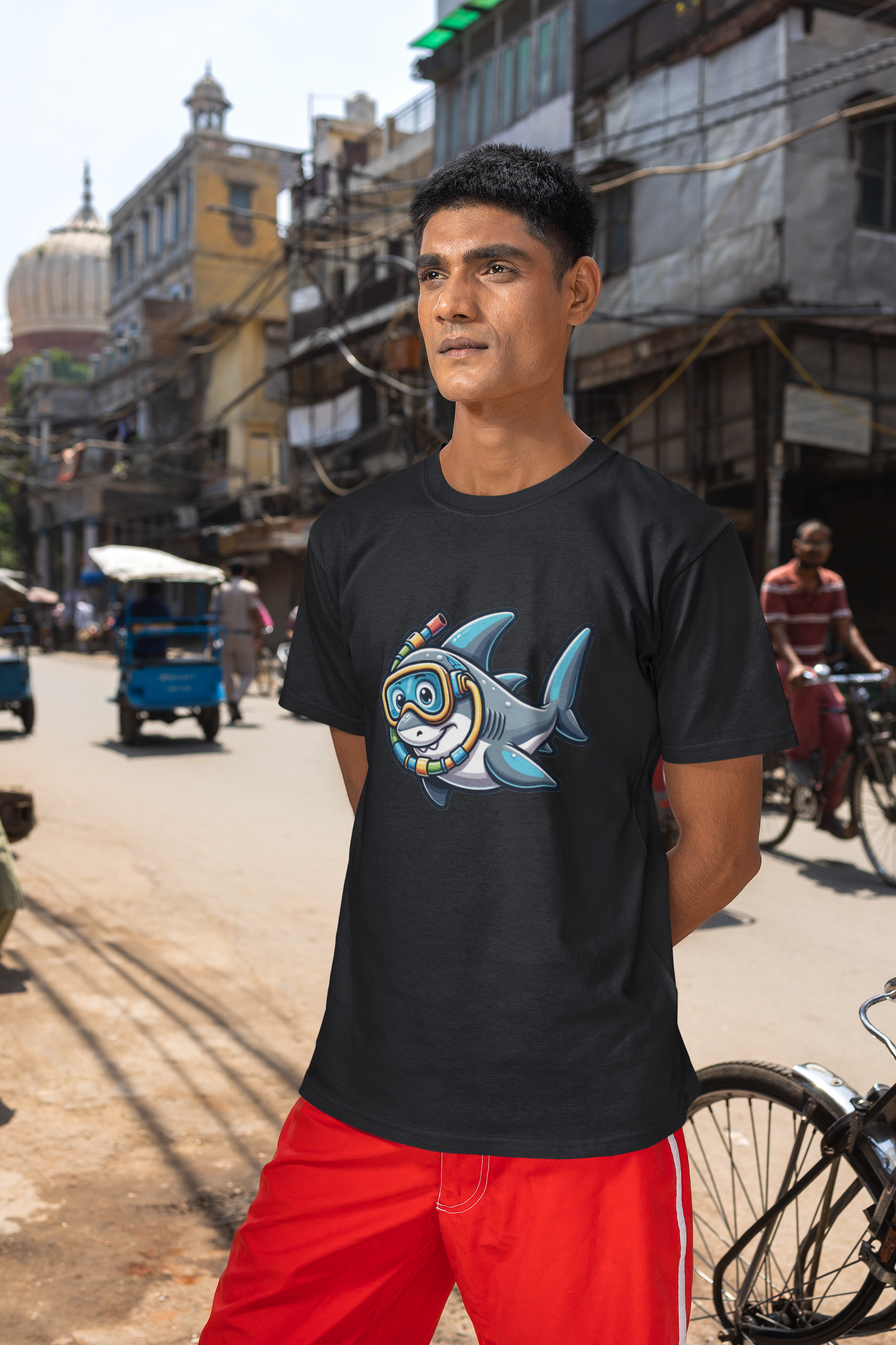 Shark Snorkling | Printed | Crew