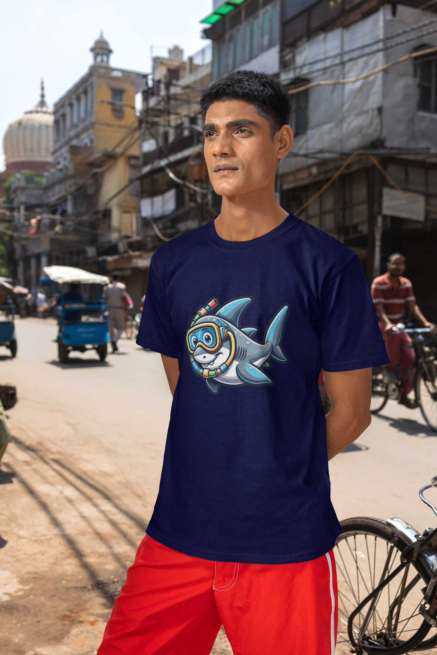 Shark Snorkling | Printed | Crew