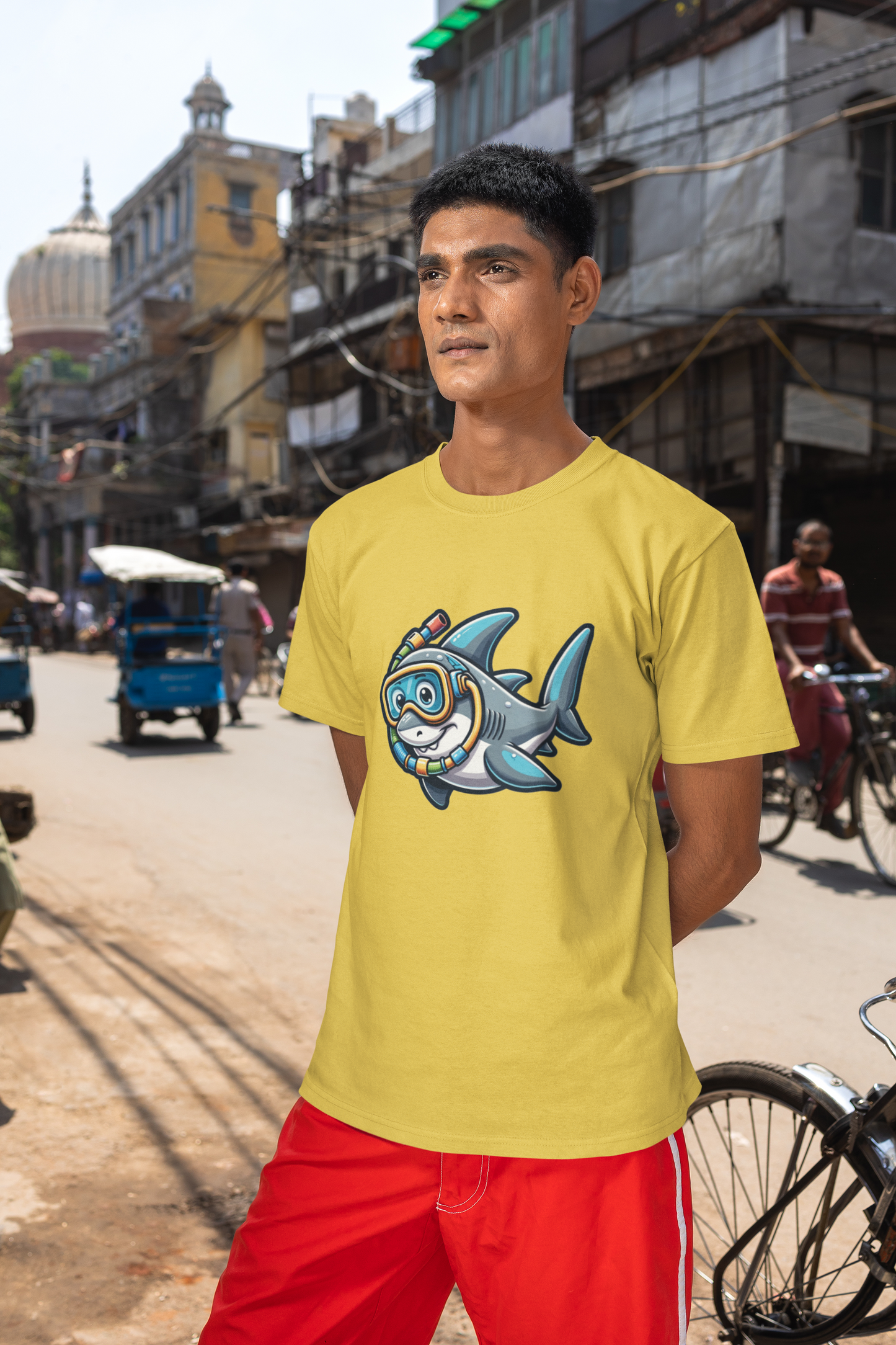 Shark Snorkling | Printed | Crew
