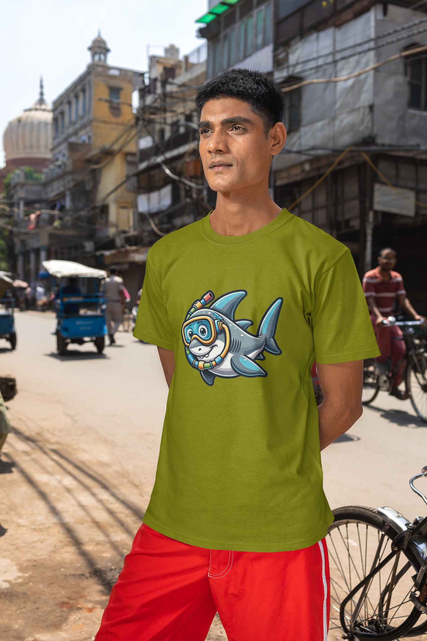Shark Snorkling | Printed | Crew