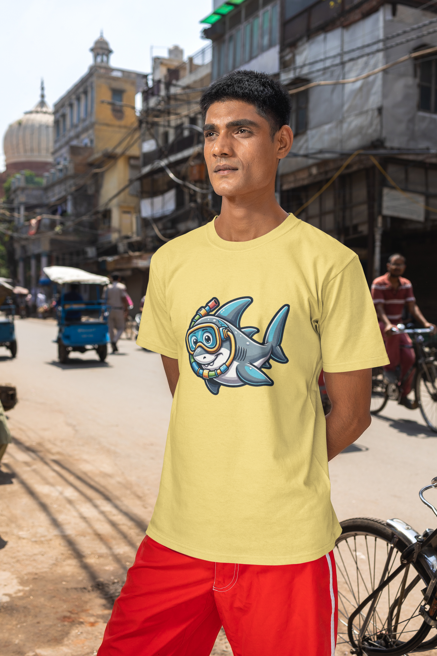 Shark Snorkling | Printed | Crew