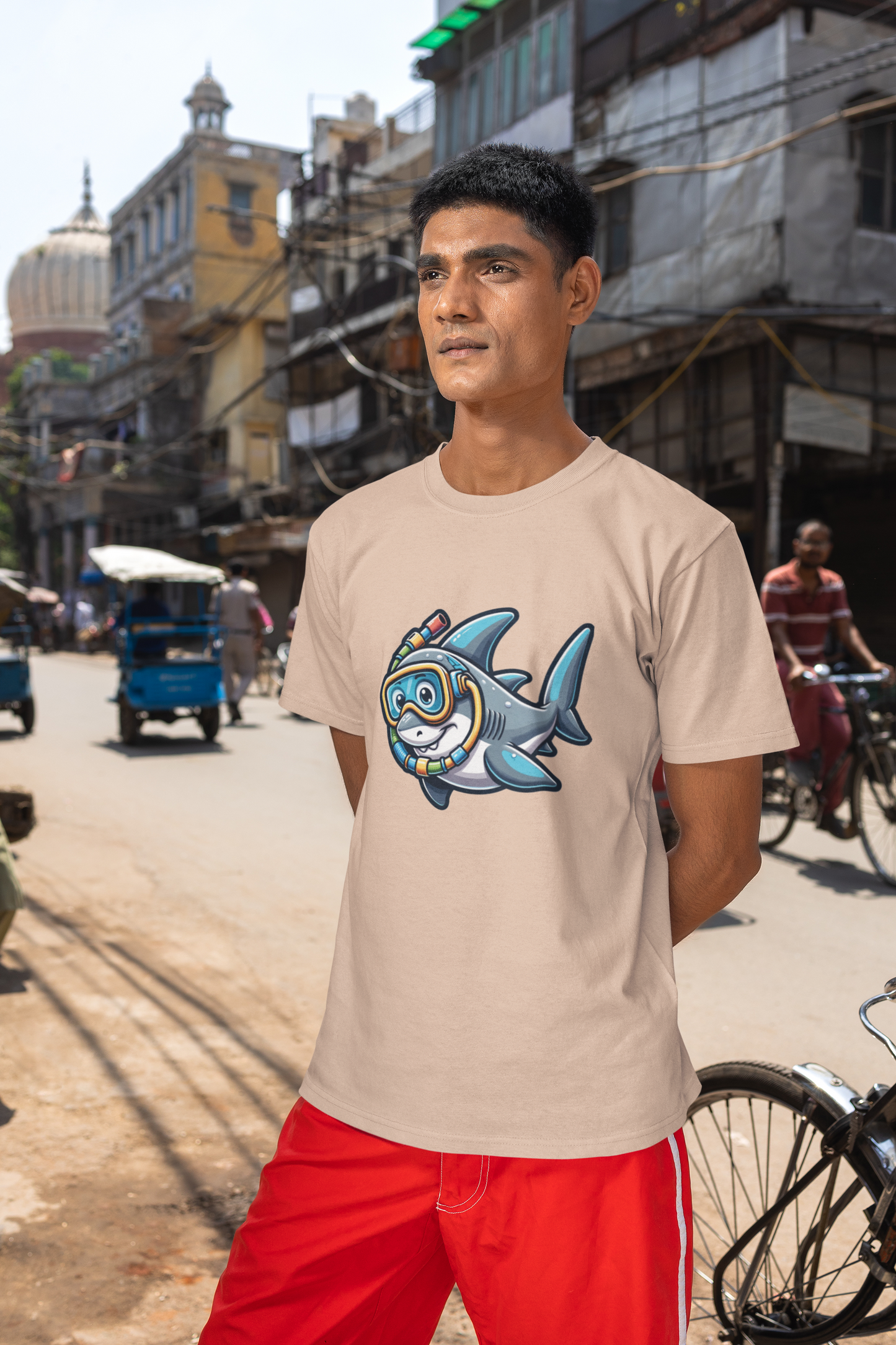 Shark Snorkling | Printed | Crew