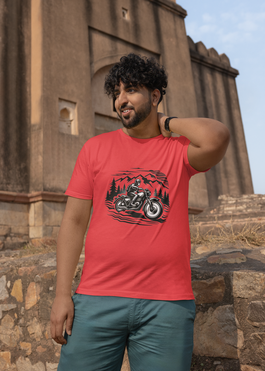 Motorcycle Riding | Printed | Crew