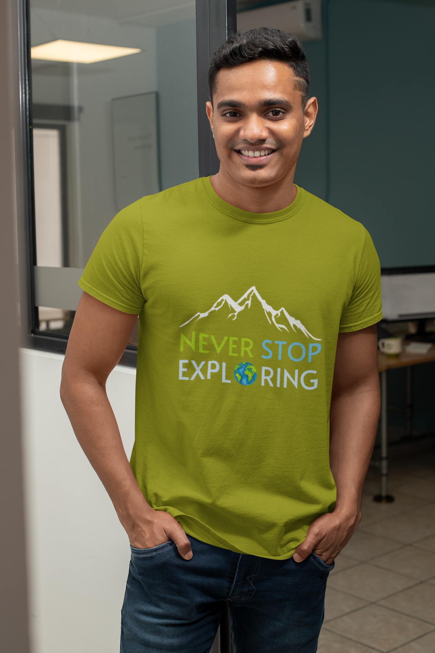 Never Stop Exploring | Printed | Crew