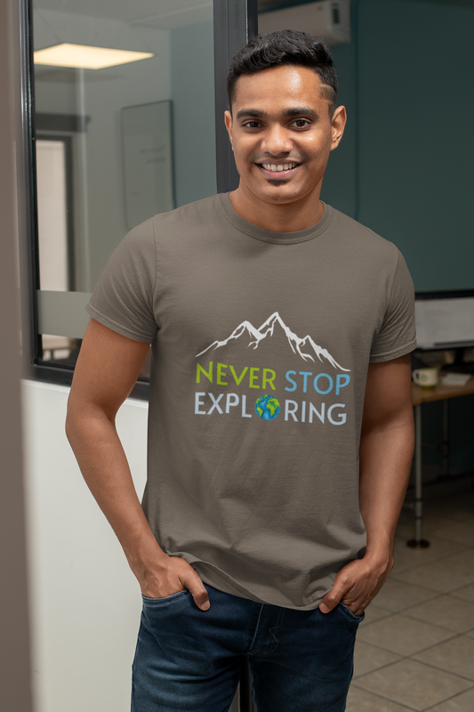 Never Stop Exploring | Printed | Crew