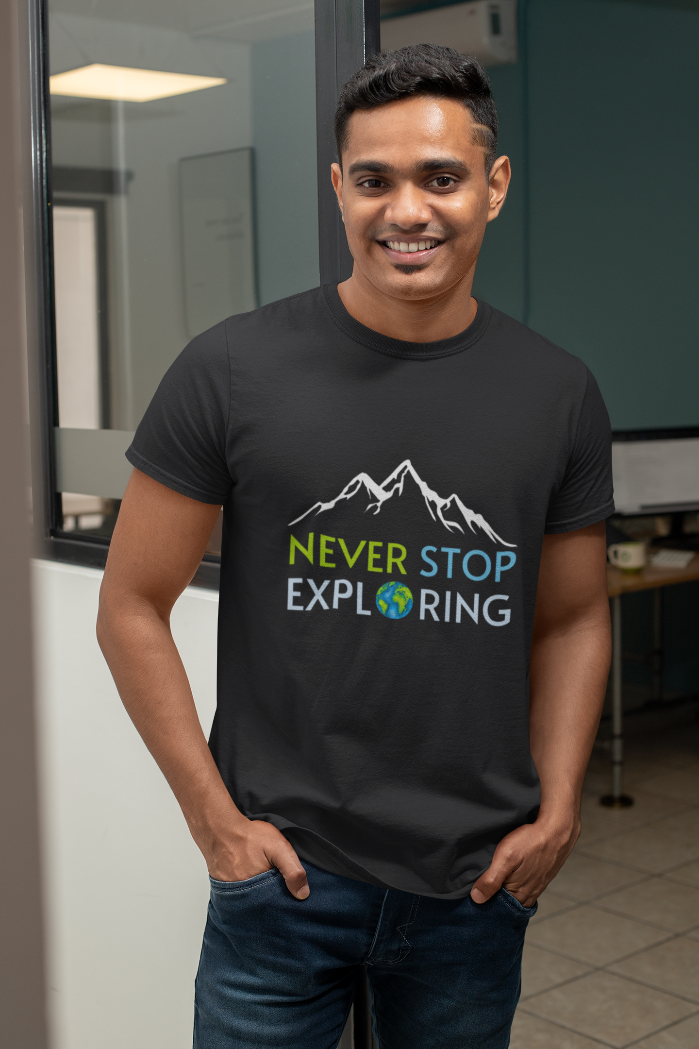 Never Stop Exploring | Printed | Crew