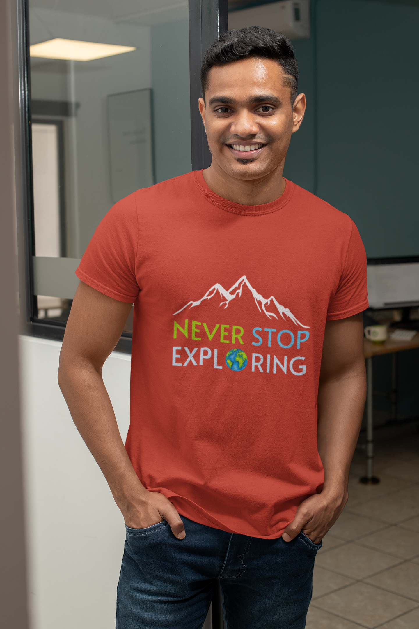 Never Stop Exploring | Printed | Crew