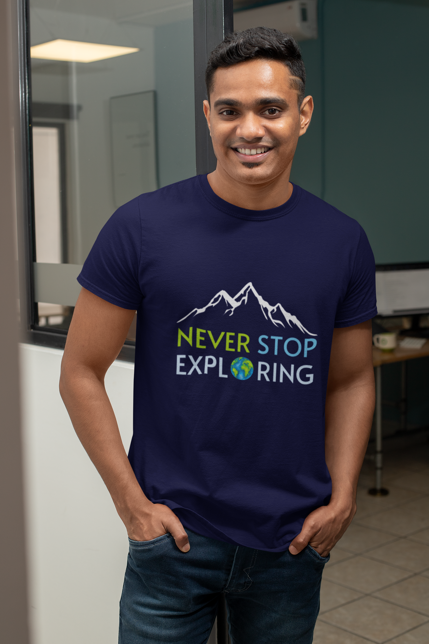 Never Stop Exploring | Printed | Crew