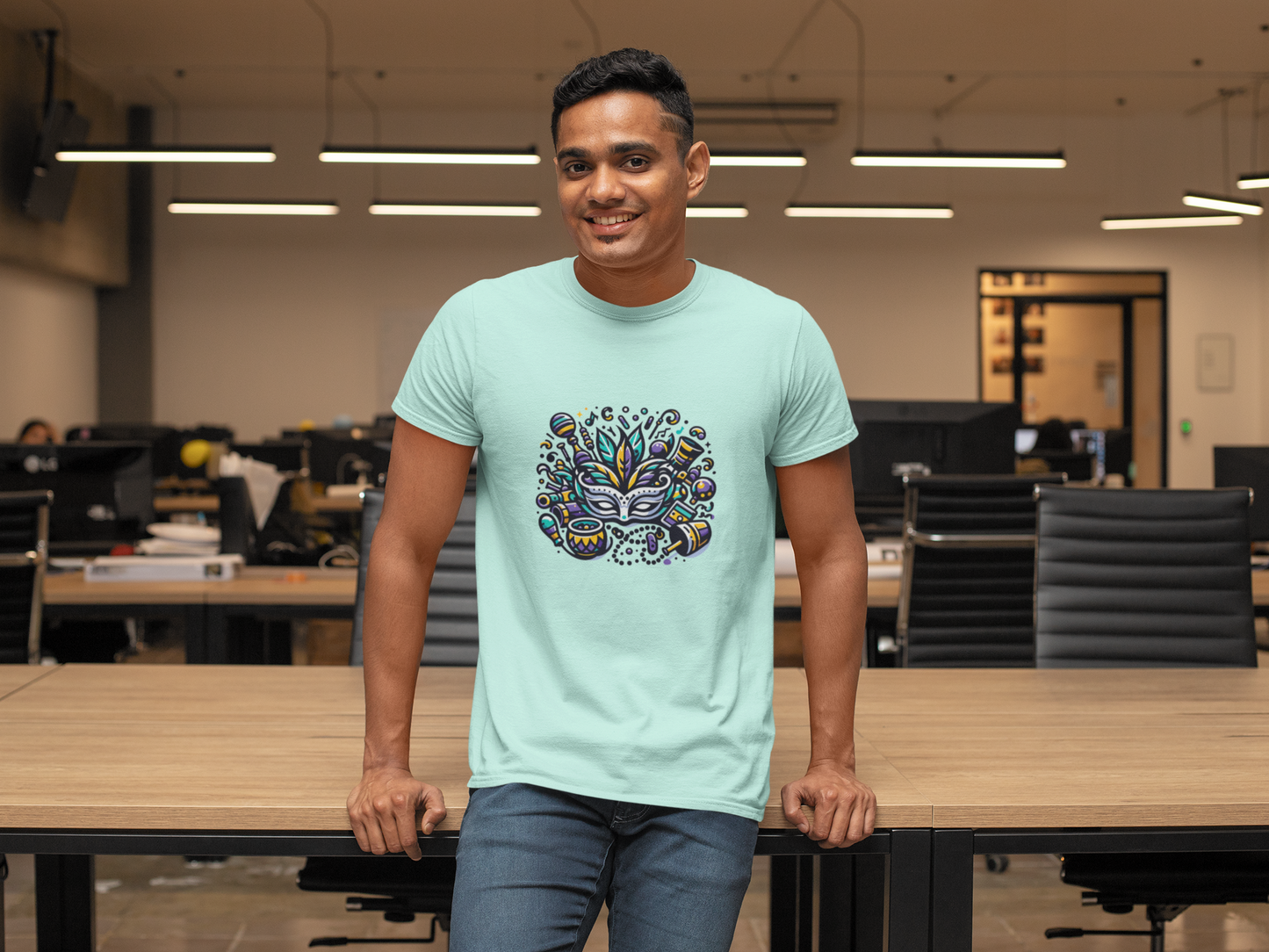 Mardi Gras | Printed | Crew